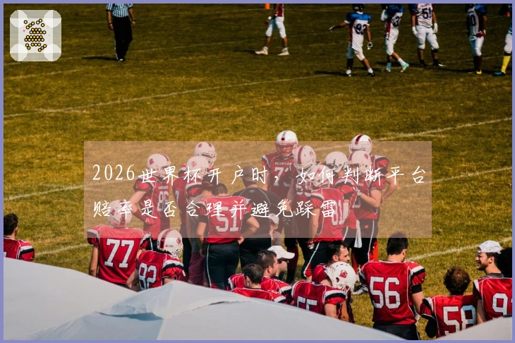 2026世界杯开户时，如何判断平台赔率是否合理并避免踩雷