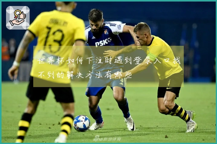世界杯如何下注时遇到登录入口找不到的解决方法有哪些